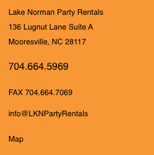 Lake Norman Party Rentals
